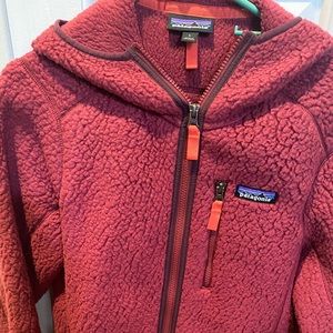 Patagonia fleece hooded sweater